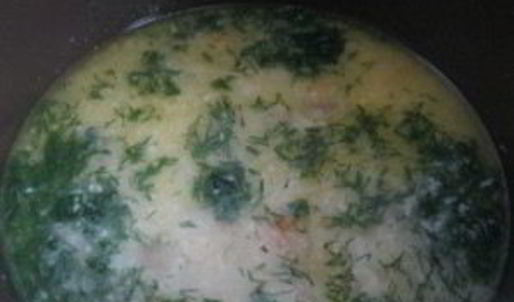 сырный суп с грибами