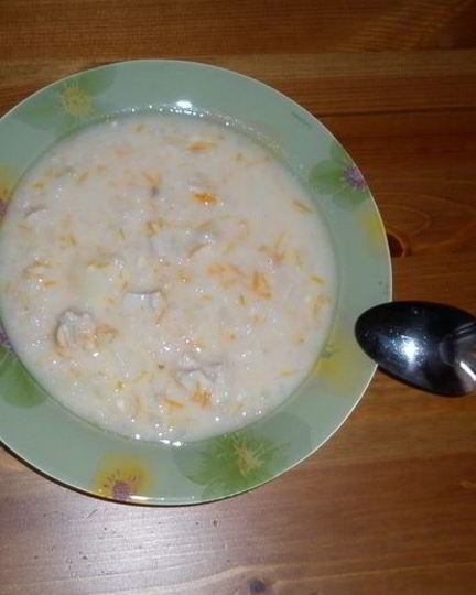 Рецепт сырного супа с курицей
