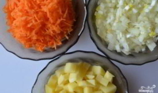 сырный суп с морепродуктами