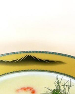 Сырный суп с шафраном