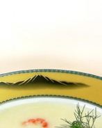 Сырный суп с шафраном