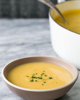 Сырный суп с цветной капустой