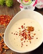 Сырный суп с ветчиной