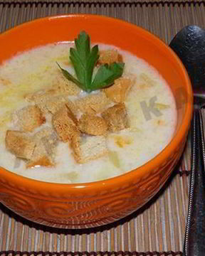 Сырный суп в мультиварке