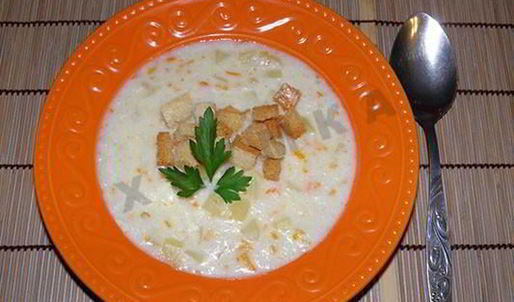 сырный суп в мультиварке