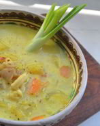 Тайский суп с морепродуктами