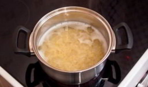 томатный крем-суп с макаронами