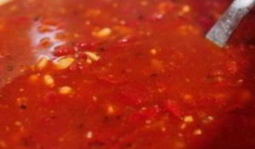 тосканский фасолевый суп с креветками