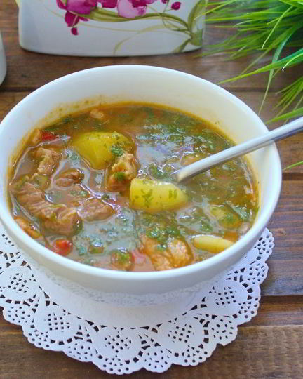 Рецепт цыганского острого супа