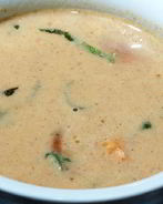 Тыквенный суп с лисичками