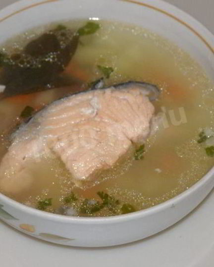 Рецепт рыбного супа уха из лосося