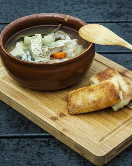 Рецепт щучьей ухи с блинчиками