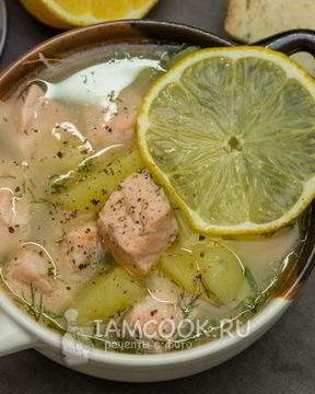 Уха из красной рыбы