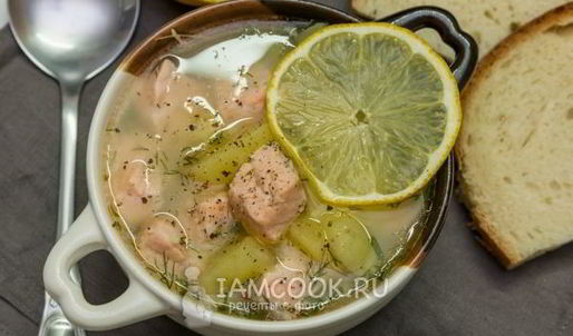 уха из красной рыбы