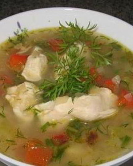 Рецепт ухи из налима с каперсами