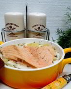 Уха из семги со сливками