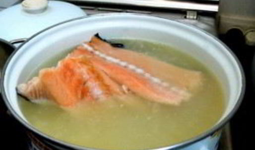 уха из семги со сливками