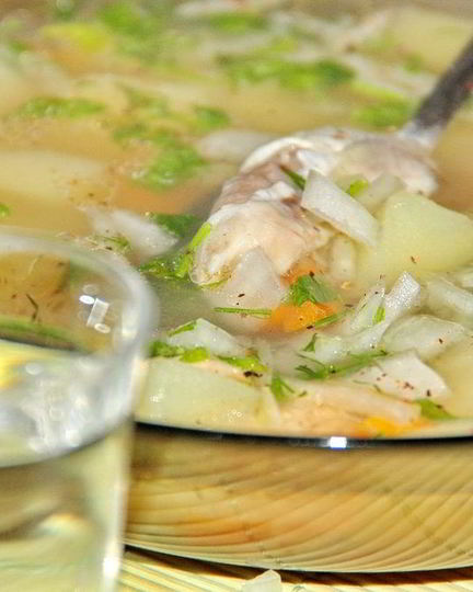 Рецепт ухи из зубатки