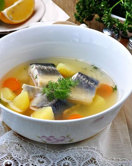 Рецепт ухи на курином бульоне