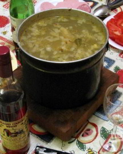 Рецепт ухи на природе