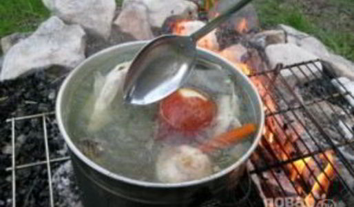 уха на природе