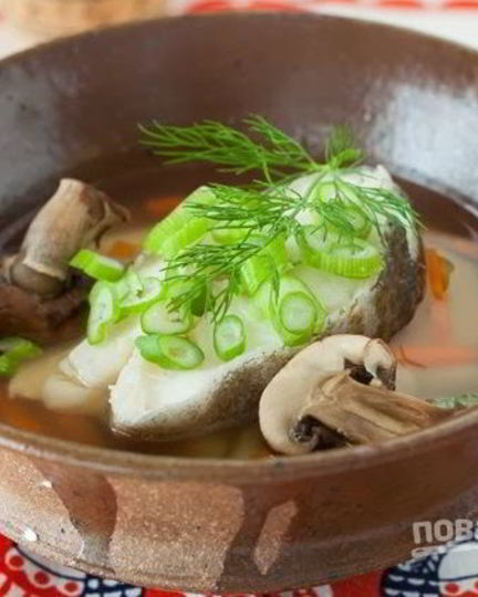 Рецепт ухи с грибами