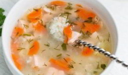 уха с семгой