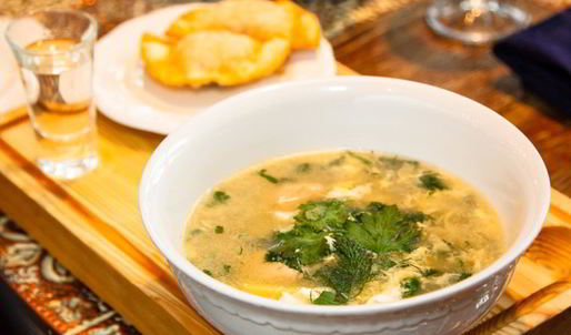 уха с водкой