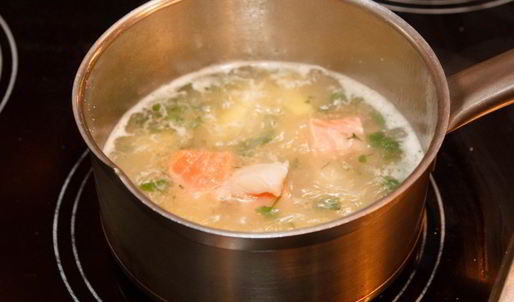 уха с водкой