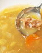 Украинский охотничий суп из куриных потрошков