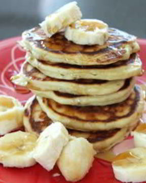 Банановые панкейки