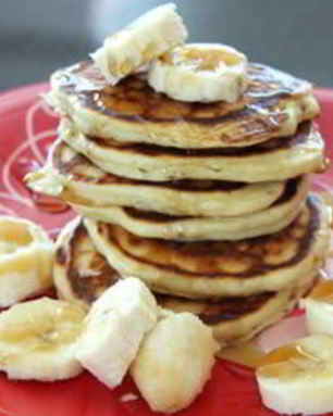 Банановые панкейки