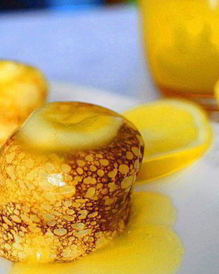 Рецепт блинчиков с апельсиново-лимонным соусом