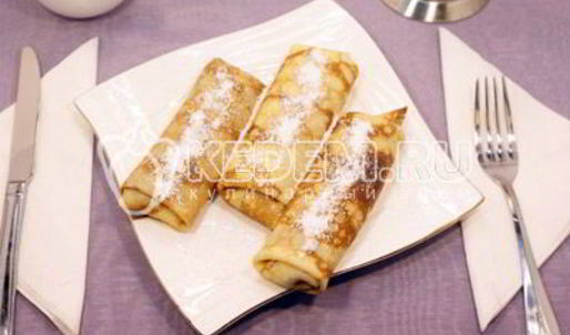 блинчики с творогом и изюмом