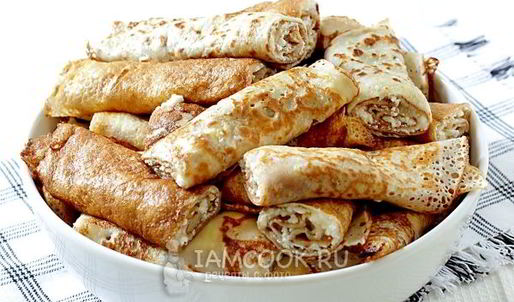 блинчики с творогом по-домашнему