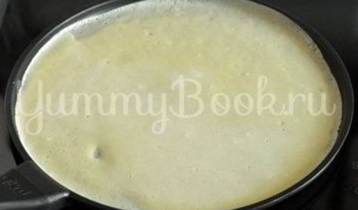 блинчики с творогом, запеченные в сметане