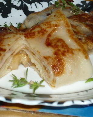 Блинчики с яблоками