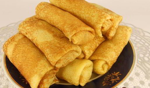 блинчики со свиным сердцем и легкими