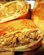 Блинные посылочки с печенью