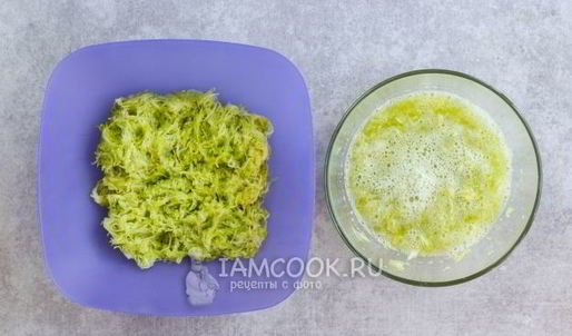 блины из кабачков с сыром и зеленью