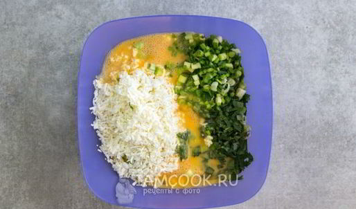 блины из кабачков с сыром и зеленью