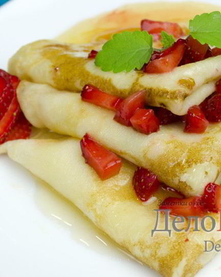 Рецепт блинов на кефире