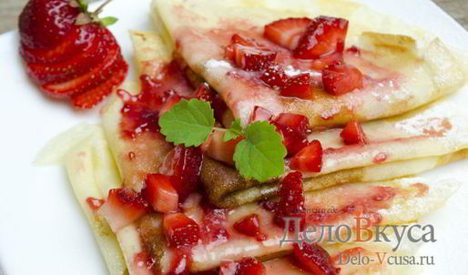 блины на кефире