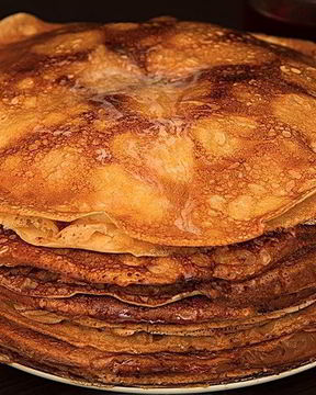 Блины на керамической сковороде