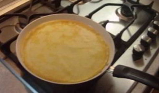 блины на керамической сковороде