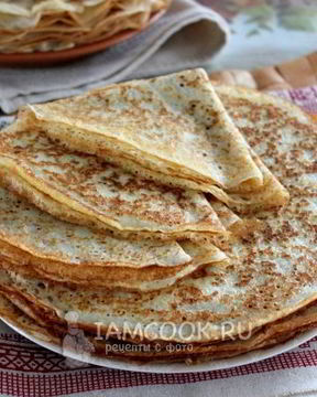 Блины на кулеше