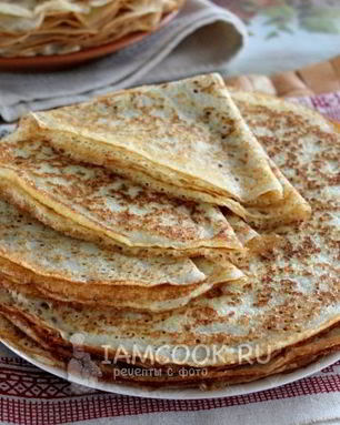 Блины на кулеше