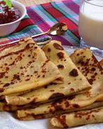 Блины на молоке и кипятке тонкие