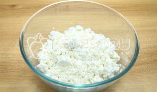 блины на молоке с творогом