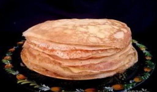 блины на воде